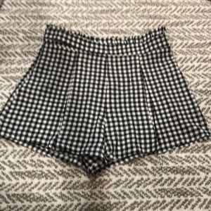 Plaid shorts